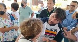 Ciudadana gritó a alcalde Jaime Pumarejo de Barranquilla durante elecciones presidenciales 2022