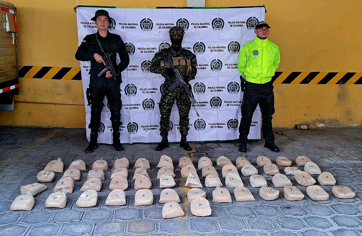 Policía decomisó más de 50 kilos de Heroína en Nariño.