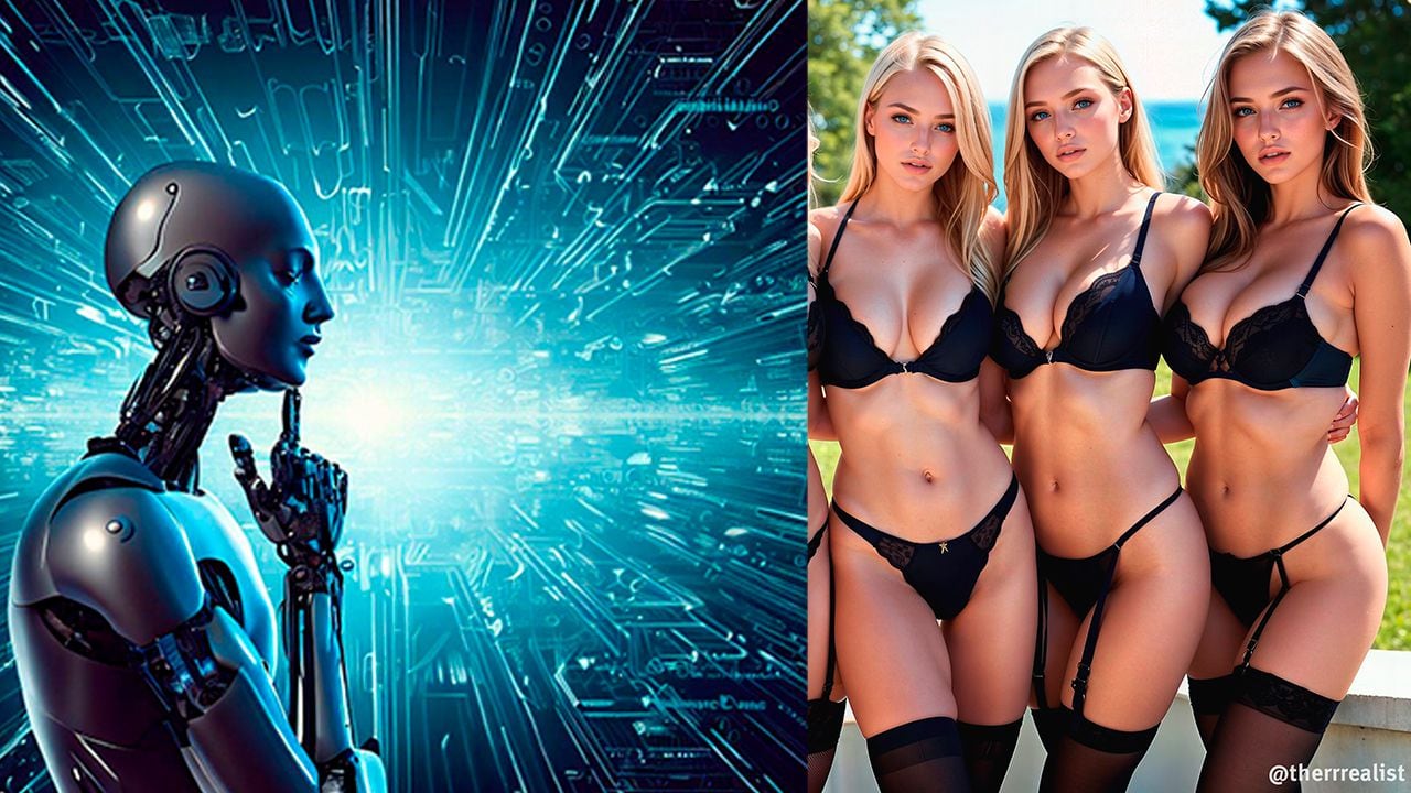 IA puede crear fotos superrealistas de mujeres en ropa interior o semidesnudas.