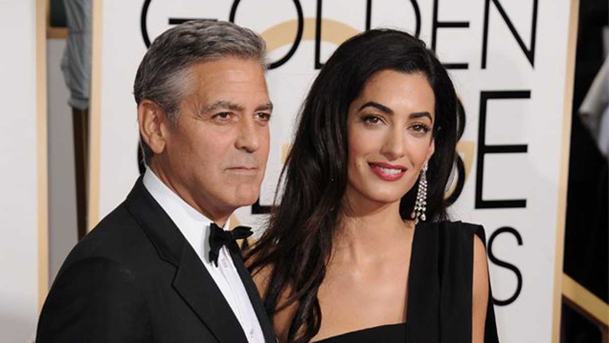 George Clooney le lleva 16 años a su esposa Amal, de 43.