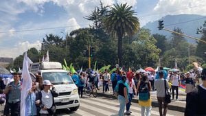 Marchas en Bogotá 27 de septiembre