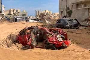 Cinco rescatistas griegos murieron en Libia por cuenta de un accidente de tránsito.