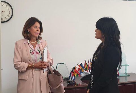 Marta Lucía Ramírez en la CIDH