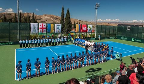 Colombia y Ucrania en la serie de Copa Davis 2023