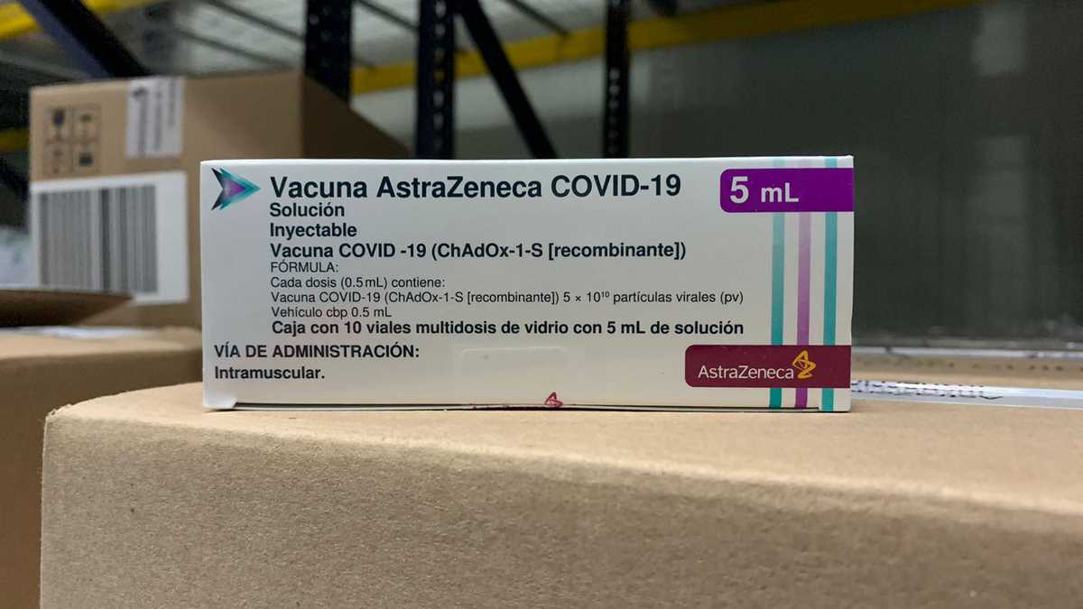Colombia recibió 163.200 de dosis de vacunas del laboratorio AstraZeneca mediante el acuerdo bilateral con esta farmacéutica.
