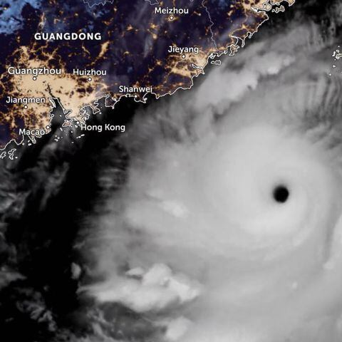 Este fenómeno natural ha afectado a buena parte del Mar de China Meridional.