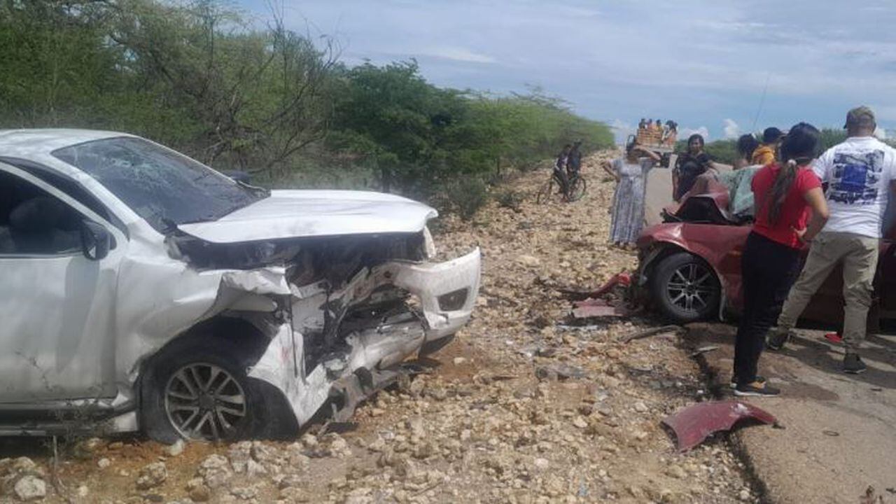 El accidente ocurrió en la vía que conecta Maicao con Riohacha.