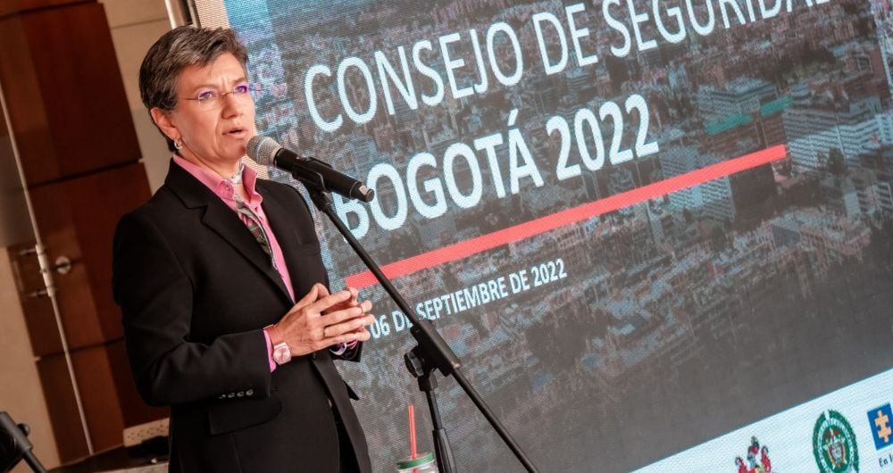 La alcaldesa Claudia López, al término del consejo extraordinario de seguridad, anunció nuevas medidas para Bogotá.