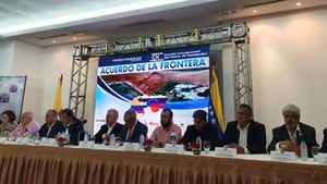 Gremios de empresarios de Venezuela y Colombia se reunieron este lunes 4 de julio en San Cristóbal.