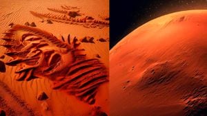 El rover Curiosity hizo un curioso hallazgo en el desierto de Marte.