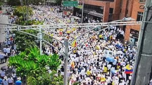 Marchas contra el gobierno Petro en Medellín