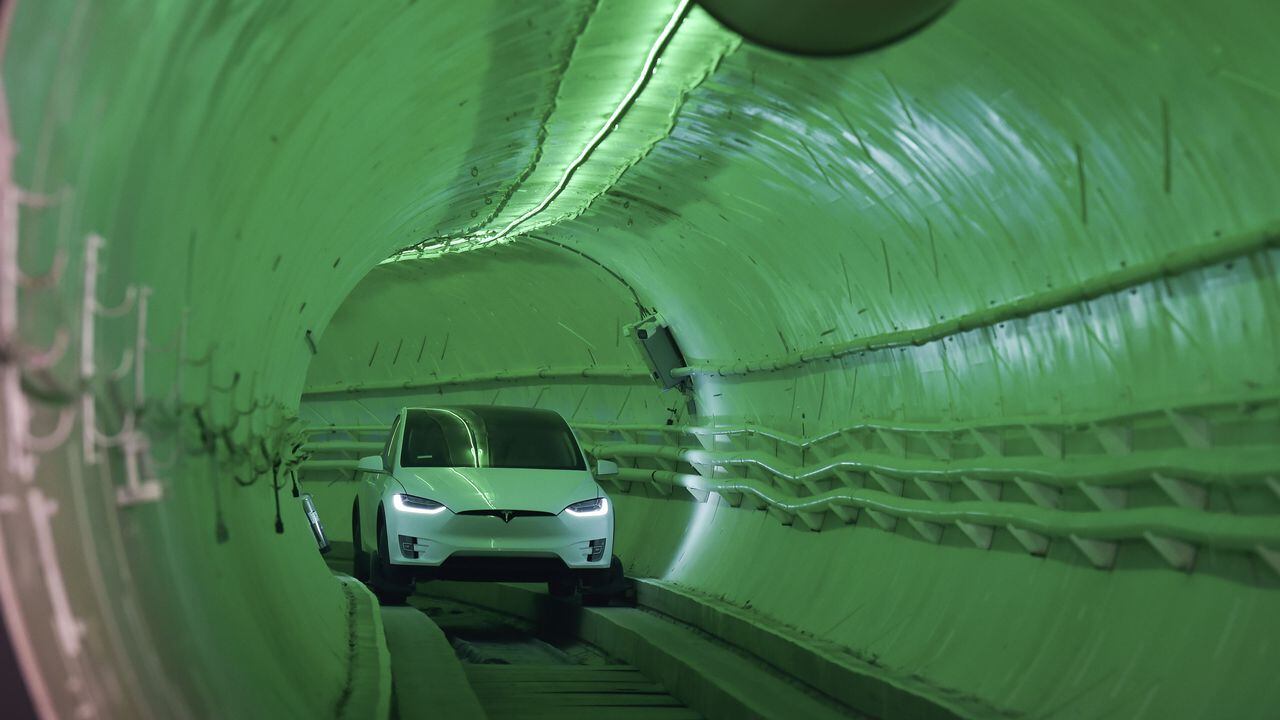 The Boring Company (Photographer: Robyn Beck/Pool via Bloomberg)