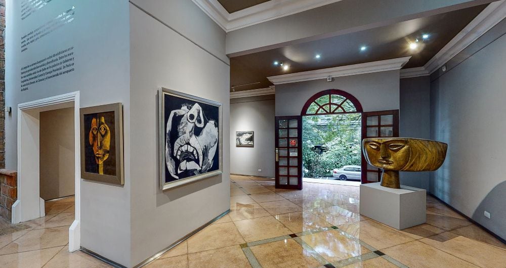 La Galería Duque Arango en Medellín expone 'Dolor y Esperanza' del maestro ecuatoriano, Oswaldo Guayasamín.