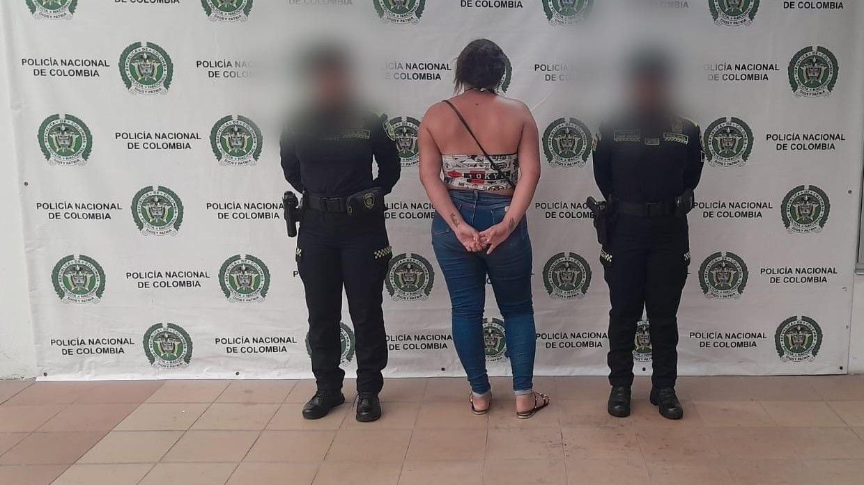 Mujer capturada por explotación de menores en Cartagena
