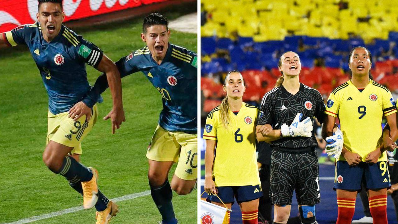 James y Falcao sintieron orgullo por la Selección Colombia Femenina