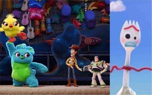 Toy Story 4: Tras nueve años de su última entrega, la historia de Woody y Box Lightyear cautivó a los fanáticos. La película que se estrenó el 21 de junio logró un recaudo de US$1.073 millones. 