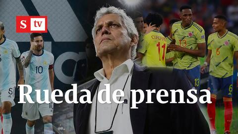 Conferencia de prensa Colombia vs Argentina