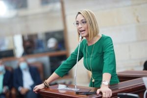 La presidenta de la Cámara, Jennifer Arias, se defendió de los señalamientos en su contra por un presunto plagio.