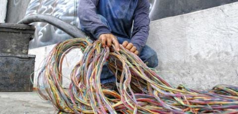 Robo de cable telefónico en Cali sería parte de una pirámide delincuencial.