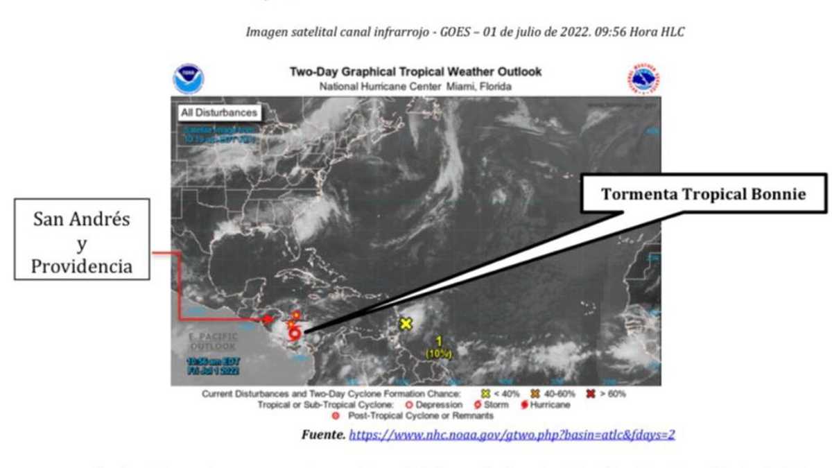 Ideam prevé lluvias para el fin de semana y tormentas sobre el Mar Caribe