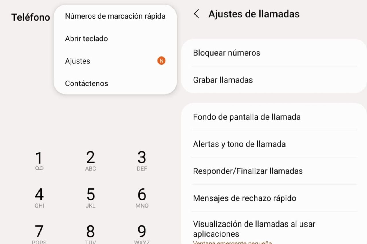 En los ajustes de llamada, Android permite bloquear tanto números específicos como 'Desconocidos' o 'Privados'.