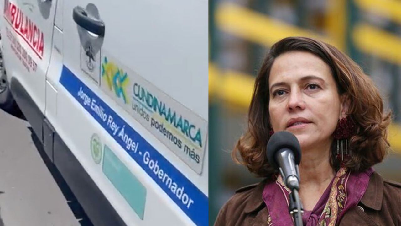 La candidata a la Gobernación de Cundinamarca, Nancy Patricia Gutiérrez, publicó un video donde se ve publicidad a favor de Jorge Emilio Rey en una ambulancia.