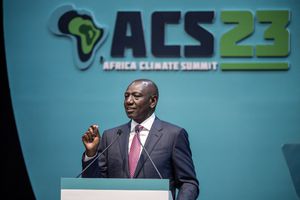 Kenya, presidente William Ruto Inicia primera Cumbre Africana sobre Clima (Photo by Luis Tato / AFP)