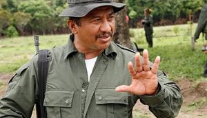 'Gentil Duarte', uno de los máximos jefes de las disidencias de las Farc.