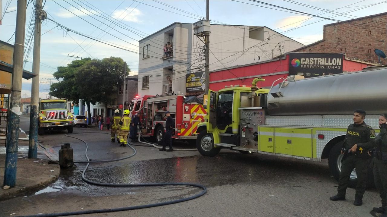 La emergencia se registró en el barrio Girardot.