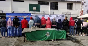 Las capturas se dieron en municipios de Caldas y Risaralda