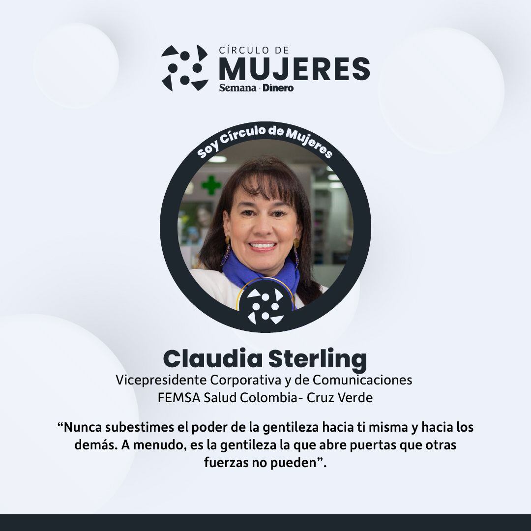Claudia Sterling, vicepresidente Corporativa y de Comunicaciones FEMSA Salud Colombia- Cruz Verde
