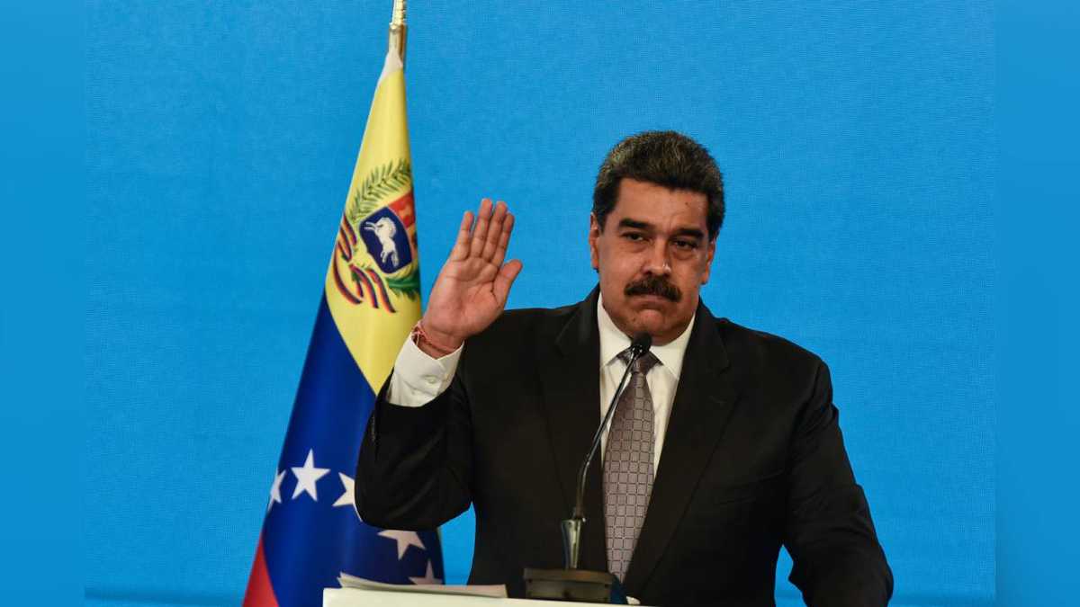 Nicolás Maduro afirmó que "el imperio norteamericano y la Otan pretenden por la vía militar acabar con Rusia". Foto: Carolina Cabral/Getty Images.