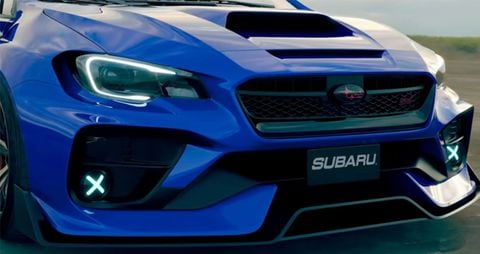 "Renders" de la posible apariencia del nuevo Subaru WRX 2022.