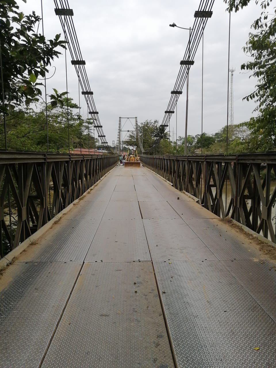 Este es uno de los puentes recuperados.