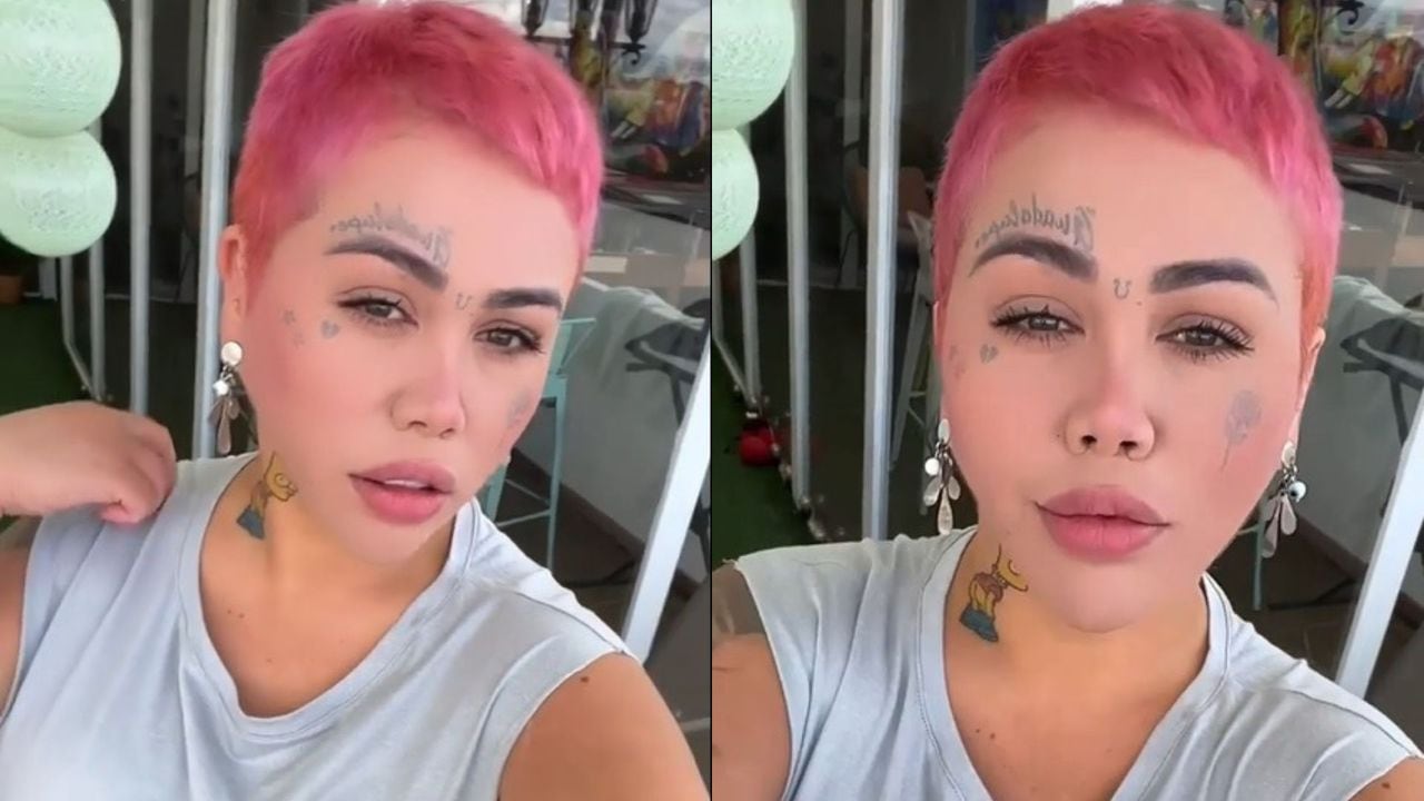 Yina Calderón sorprendió a sus seguidores en redes sociales con un nuevo corte de cabello. -Foto: Captura de pantalla .