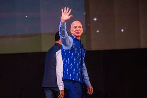 Jeff Bezos, CEO de Amazon. (Photo by Pradeep Gaur/Mint via Getty Images)