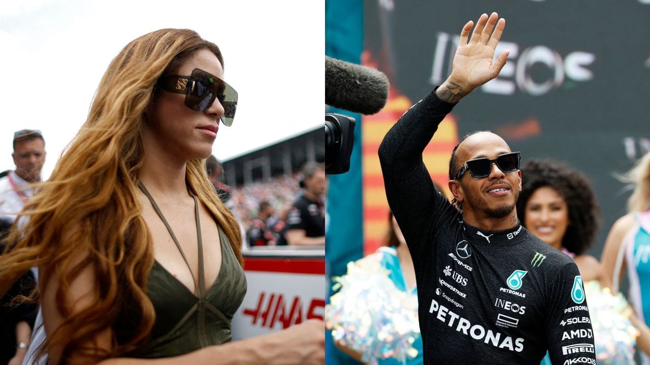 Hay rumores sobre una posible relación entre Lewis Hamilton y Shakira