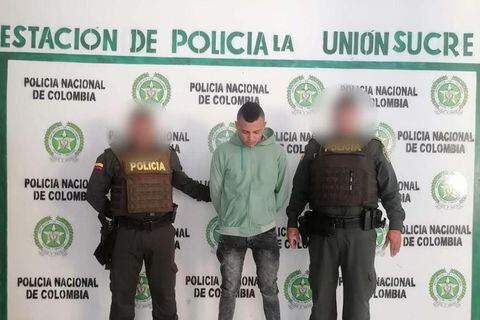 Cobradiario capturado en La Unión, Sucre.