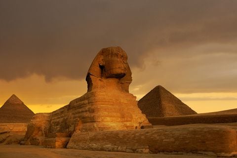 El complejo de la Esfinge y la Pirámide de Giza, Egipto