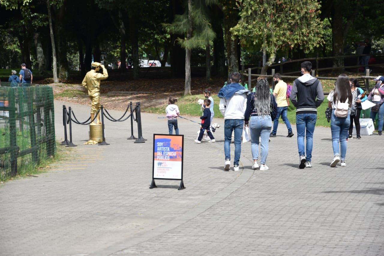 Celebración Cumpleaños de Bogotá en el parque Simón Bolívar