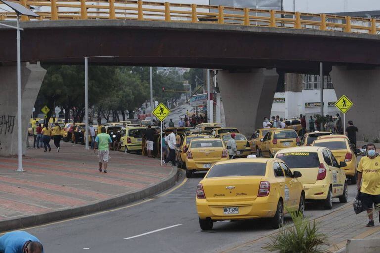 Van seis taxis quemados en Cúcuta en lo recorrido de este año.