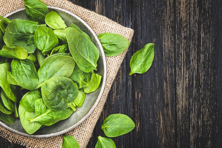 Spinach Contains Vitamins And Minerals Which Strengthen The Body.