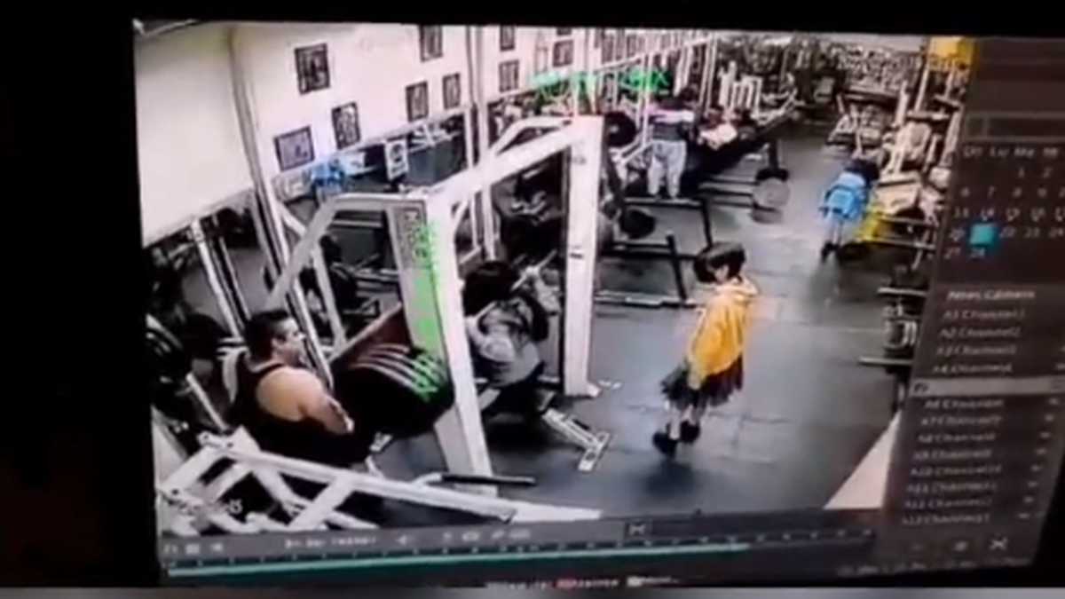 Accidente en gimnasio de México
