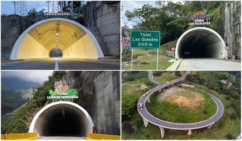 El megaproyecto 'Cruce de la Coordillera Central en Colombia' agrupa un estratégico complejo vial de 25 túneles, 31 puentes y 3 intercambiadores viales entre Calarcá y Cajamarca, por 30 kilómetros de doble calzada.