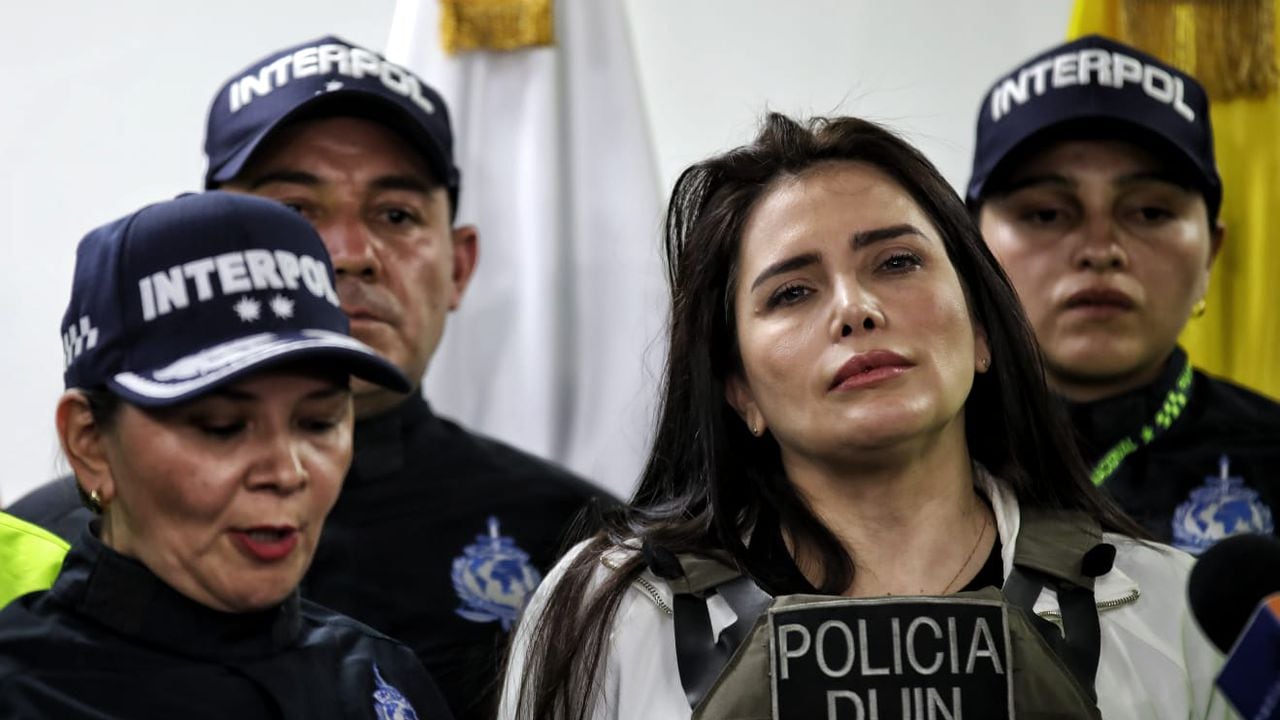Aida Merlano  llegada su deportación de Venezuela