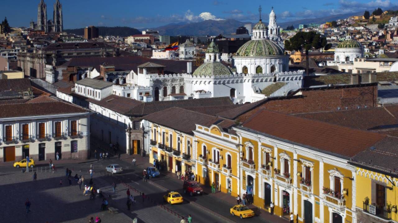 El movimiento telúrico también se sintió en Quito, la capital ecuatoriana (imagen de referencia).