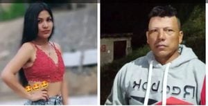 Angie Paola y Delmiro Montilla, hija y padre ahogados en el río Cauca.