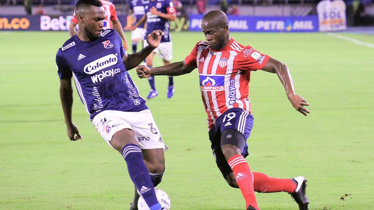 Junior derrotó 4 a 2 al Independiente Medellín en Barranquilla. Foto: Dimayor.