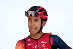 Egan Bernal, ciclista colombiano del Ineos Grenadiers
