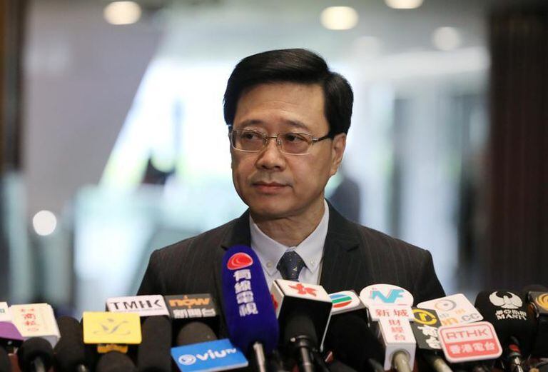John Lee Ka-chiu, jefe ejecutivo de Hong Kong.